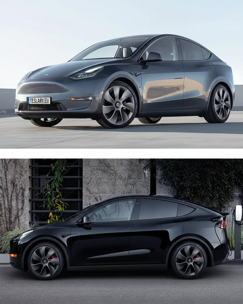 TESLA MODEL Y 19" UNIQUE S3 FULL COVER WHEEL COVERS MATT BLACK " LIMITED EDITION" - TESLARY Tesla Shop Zubehör Europa Niederlande Dublin Cork Irland Deutschland Spanien Alicante Frankreich Italien