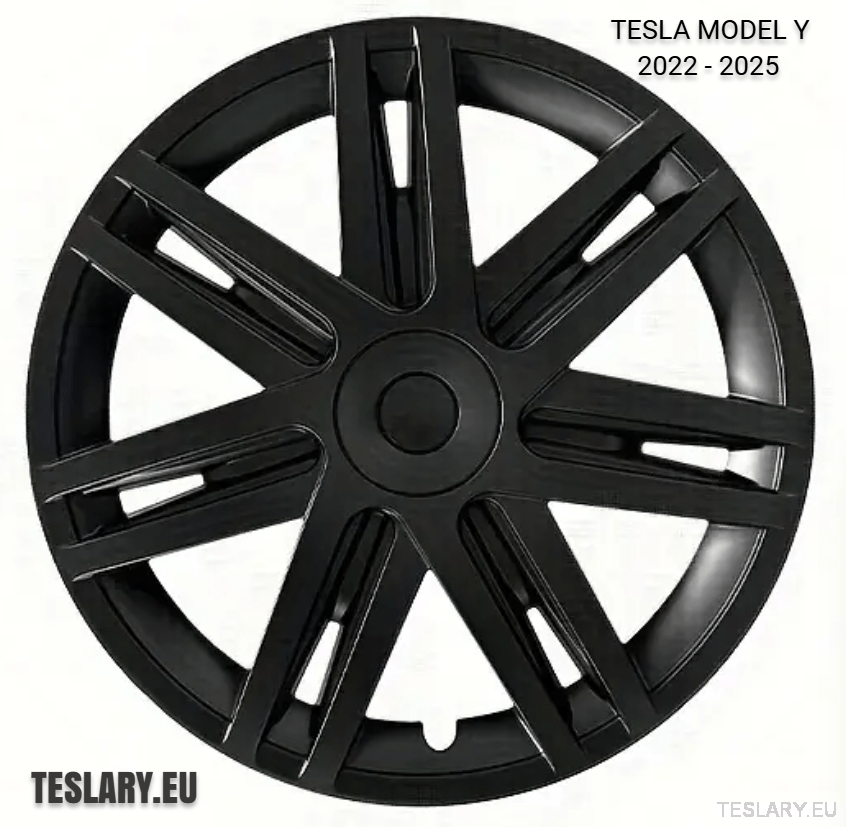 TESLA MODEL Y 19" UNIQUE S3 FULL COVER WHEEL HUBS STAR STYLE - TESLARY Tesla Shop Accessories Europe Nederlands Dublin Cork Ireland Deutschland Espana Alicante France Italia