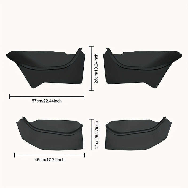 JSUDQR 4-delige deurdrempelbeschermer voor Tesla Model Y Juniper 2025 TPE deurdrempelbeschermers plaatbescherming voor Tesla accessoires JSUDQR 4-delige deurdrempelbeschermer voor Tesla Model Y Juniper 2025 TPE deurdrempelbeschermers plaatbescherming voor Tesla accessoires