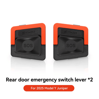 Tesla Model Y Juniper / Model 3 Highland - Rear Door Emergency Handle - Mechanical Unlock for Switch Pull Rope - TESLARY Tesla Shop Accessories Europe Nederlands Dublin Cork Ireland Deutschland Espana Alicante France Italia