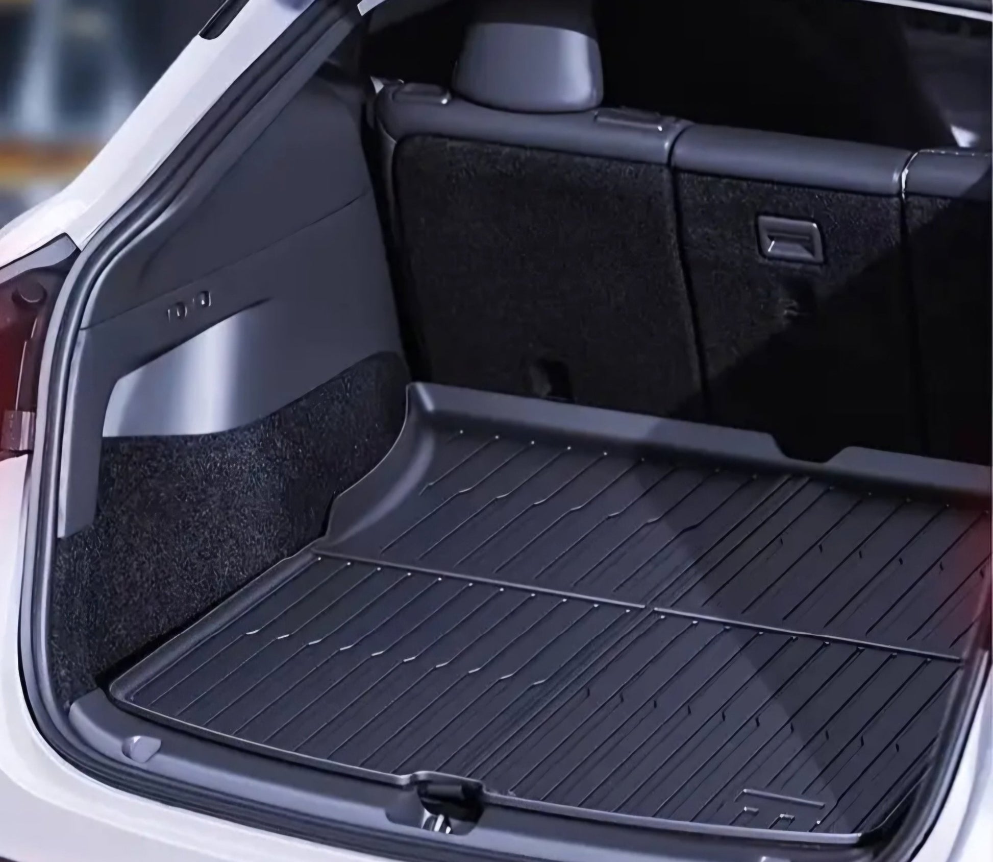Tesla Model Alfombrilla para maletero Y+ Juniper de TPE, resistente al agua y a la intemperie. TESLARY Accesorios de la tienda Tesla Europa Nederlands Dublin Cork Ireland Deutschland España Alicante France Italia