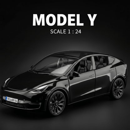 Tesla Model Y Model Voiture 1:24 Version non officielle - TESLARY Tesla Shop Accessoires Europe Pays-Bas Dublin Cork Irlande Allemagne Espagne Alicante France Italie