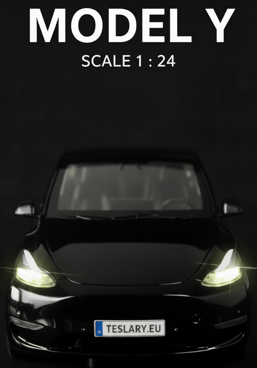 Tesla Model Y Model Voiture 1:24 Version non officielle - TESLARY Tesla Shop Accessoires Europe Pays-Bas Dublin Cork Irlande Allemagne Espagne Alicante France Italie