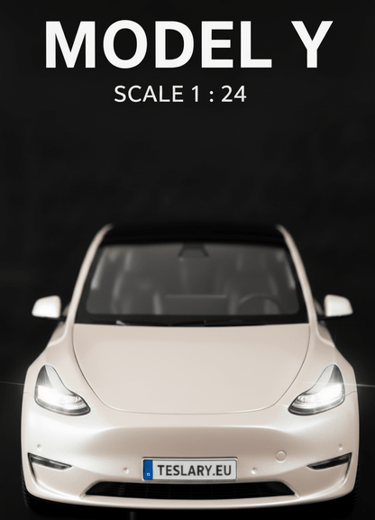 Tesla Model Y Model Voiture 1:24 Version non officielle - TESLARY Tesla Shop Accessoires Europe Pays-Bas Dublin Cork Irlande Allemagne Espagne Alicante France Italie