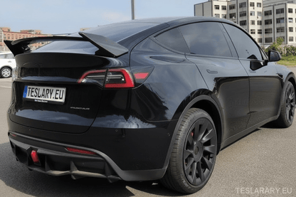 TESLA MODEL Y REAR BUMPER DIFFUSER ABS CUSTOM FIT - TESLARY Tesla Shop Accessories Europe Nederlands Dublin Cork Ireland Deutschland Espana Alicante France Italia