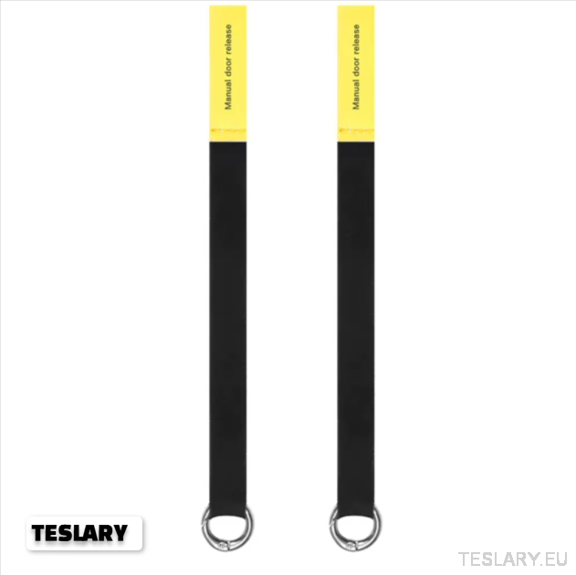 TESLA MODEL Y Rear Door Emergency Manuel Door Release Cord Juniper 2021 - 2025 - TESLARY Tesla Shop Accessories Europe Nederlands Dublin Cork Ireland Deutschland Espana Alicante France Italia