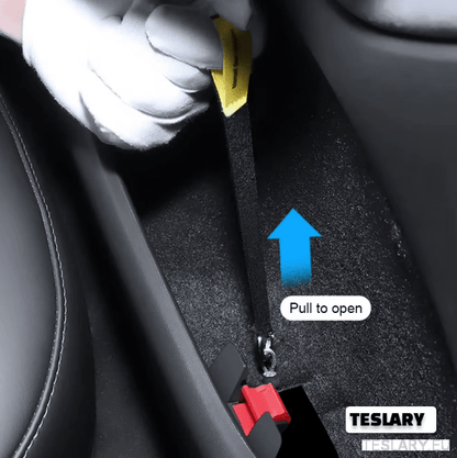 TESLA MODEL Y Rear Door Emergency Manuel Door Release Cord Juniper 2021 - 2025 - TESLARY Tesla Shop Accessories Europe Nederlands Dublin Cork Ireland Deutschland Espana Alicante France Italia