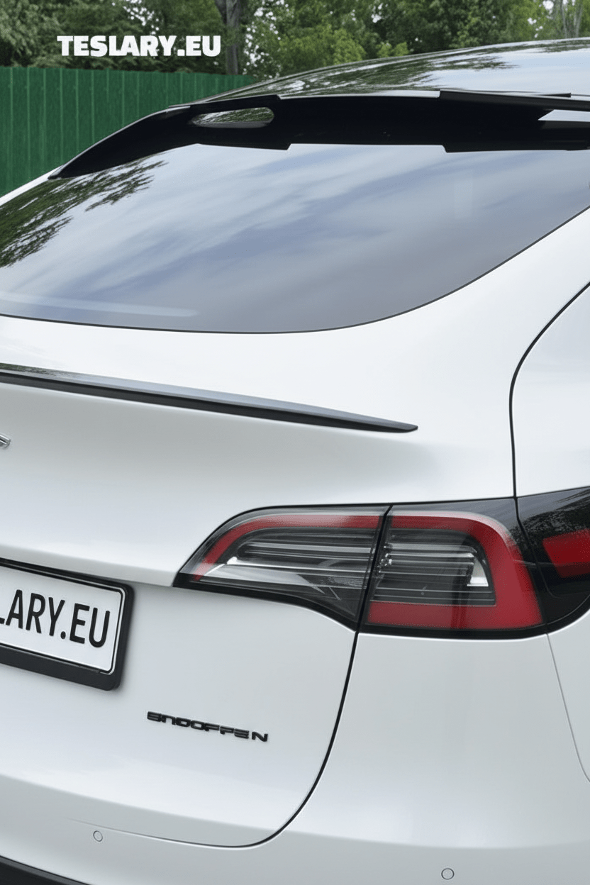 TESLA MODEL Y ROOF WING SPOILER DIFFUSER ABS CUSTOM FIT - TESLARY Tesla Shop Accessories Europe Nederlands Dublin Cork Ireland Deutschland Espana Alicante France Italia