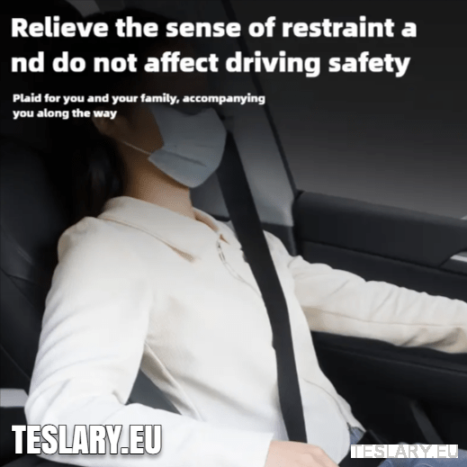 TESLA MODEL Y SEAT BELT HEIGHT LIMITER - TESLARY Tesla Shop Accessories Europe Nederlands Dublin Cork Ireland Deutschland Espana Alicante France Italia