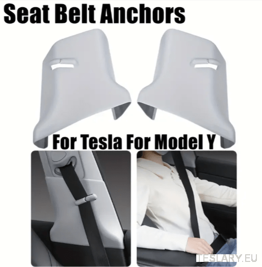 TESLA MODEL Y SEAT BELT HEIGHT LIMITER - TESLARY Tesla Shop Accessories Europe Nederlands Dublin Cork Ireland Deutschland Espana Alicante France Italia
