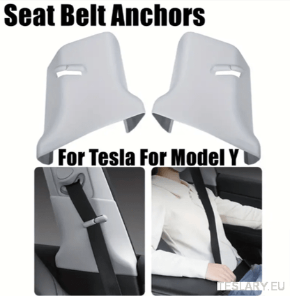 TESLA MODEL Y SEAT BELT HEIGHT LIMITER - TESLARY Tesla Shop Accessories Europe Nederlands Dublin Cork Ireland Deutschland Espana Alicante France Italia