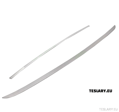 Tesla Model Y Trunk Chrome Protective Strips - TESLARY Tesla Shop Accessories Europe Nederlands Dublin Cork Ireland Deutschland Espana Alicante France Italia