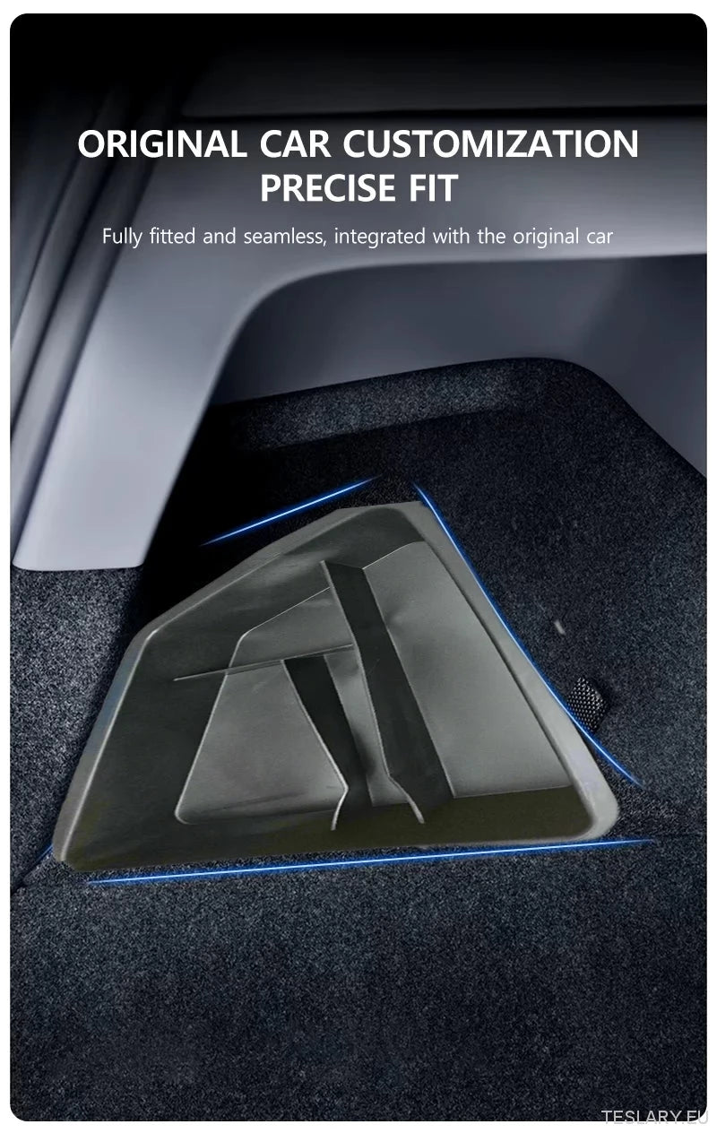 Tesla Model Y Trunk Organiser Side Pocket Storage Covers TPE - TESLARY Tesla Shop Accessories Europe Nederlands Dublin Cork Ireland Deutschland Espana Alicante France Italia