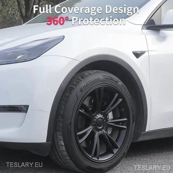 Tesla Y 19" Sport Gemini Style Wheel Cover in Black - Tesla Shop Europe - TESLARY.IE Ireland - France boutique- Deutschland Geschäft- España comercio - Nederland winkel- TESLARY.IE