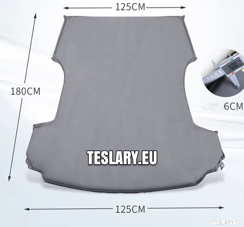 Tesla Model Y / Y+ Juniper Camping Mattress Inflatable Black - TESLARY Tesla Shop Accessories Europe Nederlands Dublin Cork Ireland Deutschland Espana Alicante France Italia