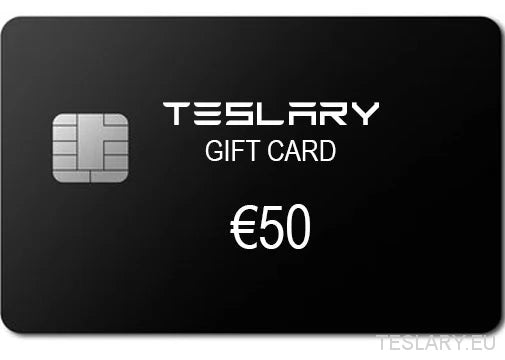 TESLARY GIFT CARD - TESLARY Tesla Shop Accessories Europe Nederlands Ireland Deutschland Espana Alicante France Italia