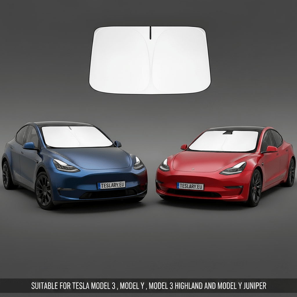 Pare-brise pour Tesla Model 3 , Y , Model Y Genévrier et Model 3 Highlands - TESLARY Tesla Shop Accessoires Europe Pays-Bas Dublin Cork Irlande Allemagne Espagne Alicante France Italie