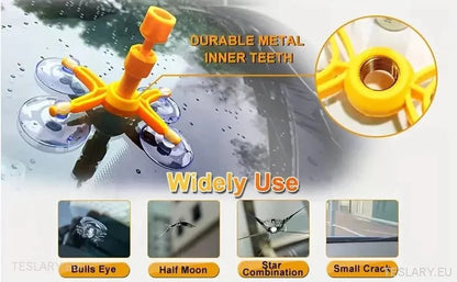 Windscreen Glass Crack Repair Kit with Resin Chamber - TESLARY Tesla Shop Accessories Europe Nederlands Dublin Cork Ireland Deutschland Espana Alicante France Italia