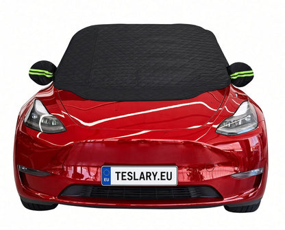 Sneeuw- en weerbestendige voorruitbescherming voor uw Tesla Model 3 of Tesla Model Ook geschikt voor BYD, MG4 en VW ID4. TESLARY Koop Tesla-accessoires in Europa, Nederland, Dublin, Cork, Ierland, Duitsland, Spanje, IJsland, Finland, Frankrijk, Italië.