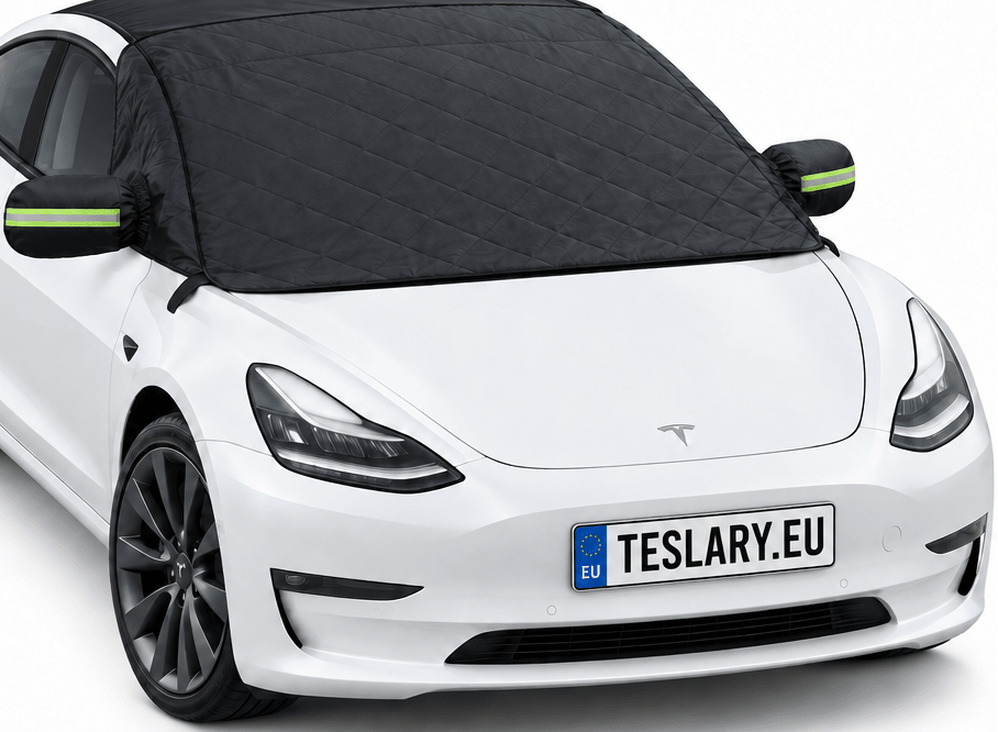 Sneeuw- en weerbestendige voorruitbescherming voor uw Tesla Model 3 of Tesla Model Ook geschikt voor BYD, MG4 en VW ID4. TESLARY Koop Tesla-accessoires in Europa, Nederland, Dublin, Cork, Ierland, Duitsland, Spanje, IJsland, Finland, Frankrijk, Italië.